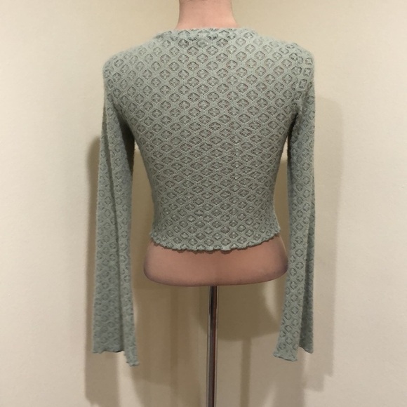 Blue Kimchi UO Green Patterned Cardigan - Picture 5 of 11